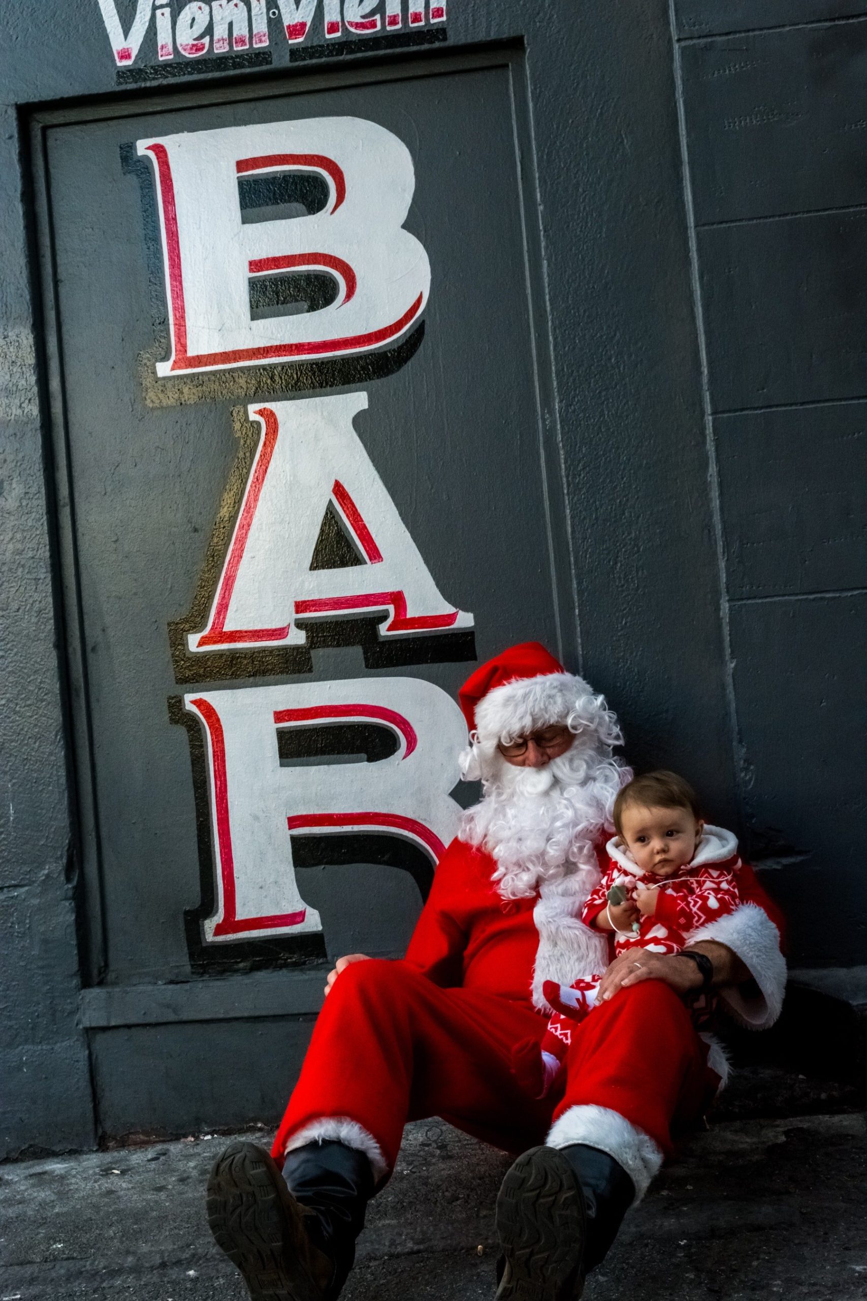 Дед Мороз, бар, Санта, ребенок
